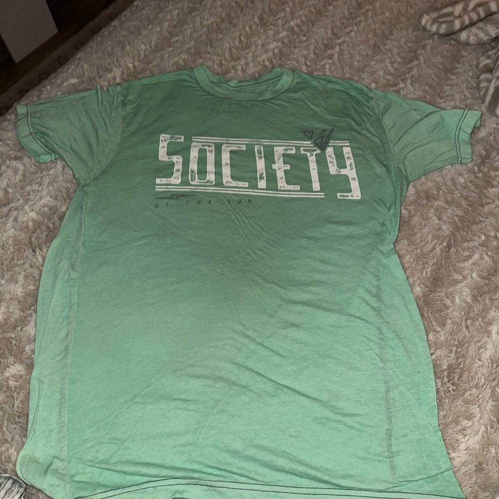 Society Mint Green Graphic Tee